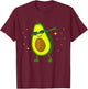 Dabbing Avocado Dabbing Fruit Shirts Vegan Avocado T-Shirt - T-Shirt | Maroon