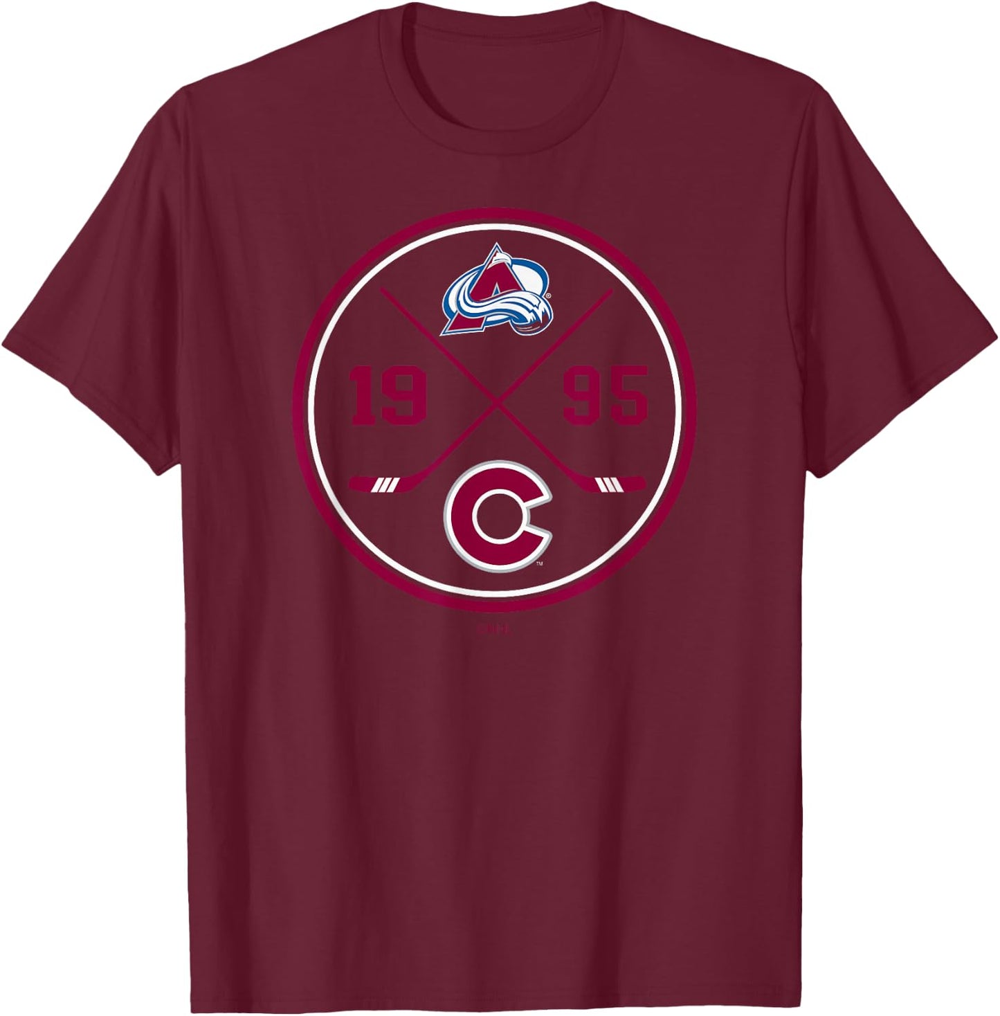 Colorado Avalanche Prize Black Officially Licensed T-Shirt - T-Shirt | Maroon