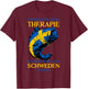 Ich Brauche Keine Therapie Angler Schweden Angeln T-Shirt - T-Shirt | Maroon