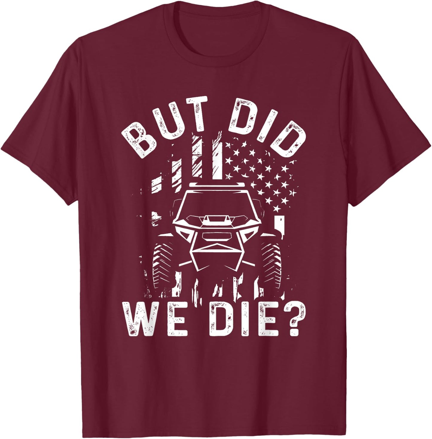 Funny Offroading UTV Offroad Off Road Vehicle Rock Crawling T-Shirt - T-Shirt | Maroon