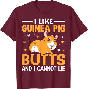 I like guinea pig butt and I can't lie T-Shirt - T-Shirt | Maroon