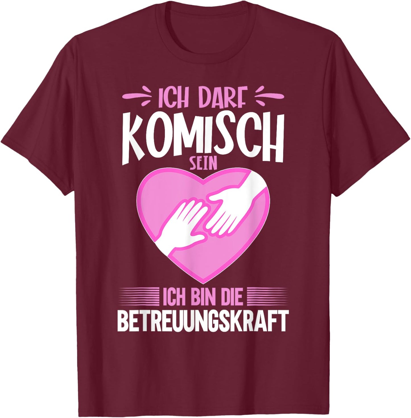 Pflegerin Altenpflege Lustiges Pflegefachkraft T-Shirt - T-Shirt | Maroon