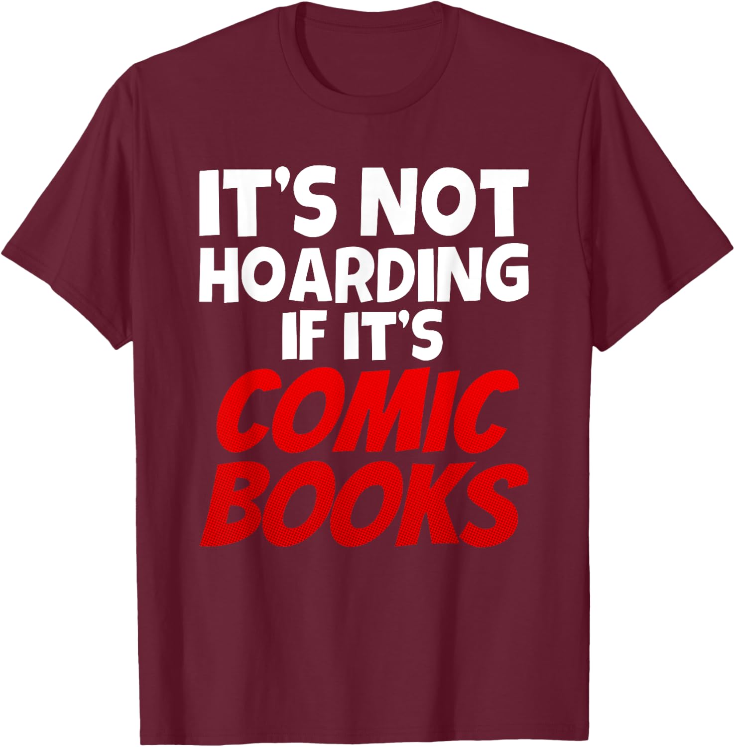 Comic Book Art Women Comic Book Comics Collector T-Shirt - T-Shirt | Maroon