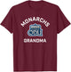 Old Dominion University ODU Monarchs Arched Grandma T-Shirt - T-Shirt | Maroon