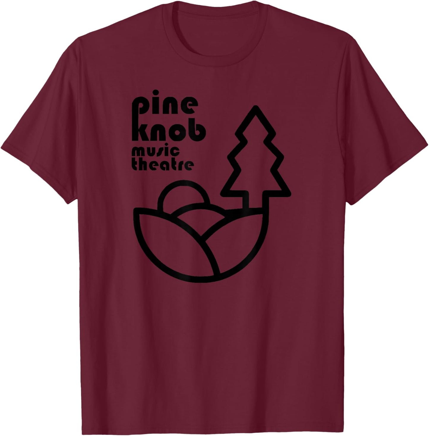 Pine Knob Music Theatre T-Shirt - T-Shirt | Maroon