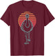 Emu Bird Lover Animal Retro Synthwave 80s T-Shirt - T-Shirt | Maroon