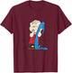 Peanuts Linus Van Pelt , blue T-Shirt - T-Shirt | Maroon