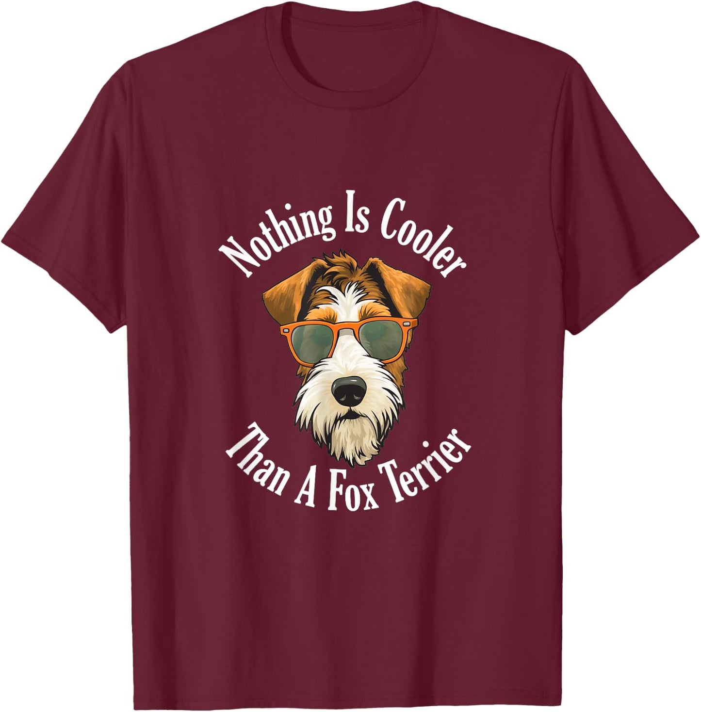 Cool Wire Haired Fox Terrier - WHFT T-Shirt - T-Shirt | Maroon