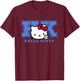 Hello Kitty - Cute Cat HK T-Shirt - T-Shirt | Maroon