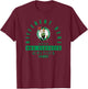 NBA 2026 Playoffs Mantra Celtics Over The Rainbow T-Shirt - T-Shirt | Maroon