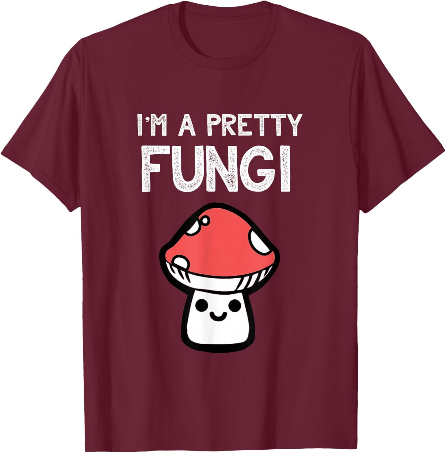 Funny Mushroom | Fungi Fun Guy Pun Gifts for Chefs T-Shirt - T-Shirt | Maroon