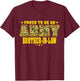 Proud To Be An Army Brother-In-Law - Camo Military Family T-Shirt - T-Shirt | Maroon