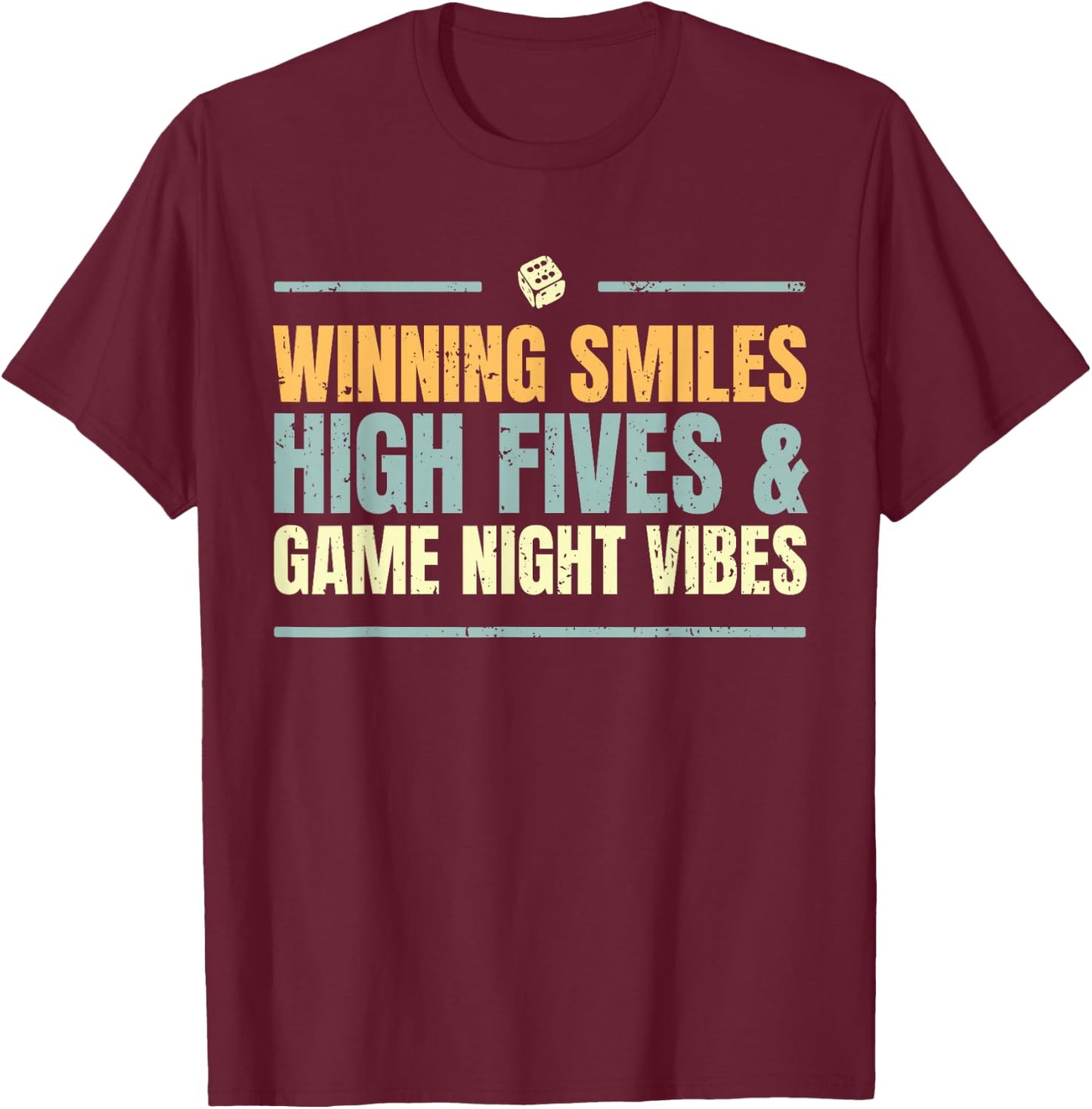 Family Game Night Host I Family Board Game Night T-Shirt - T-Shirt | Maroon