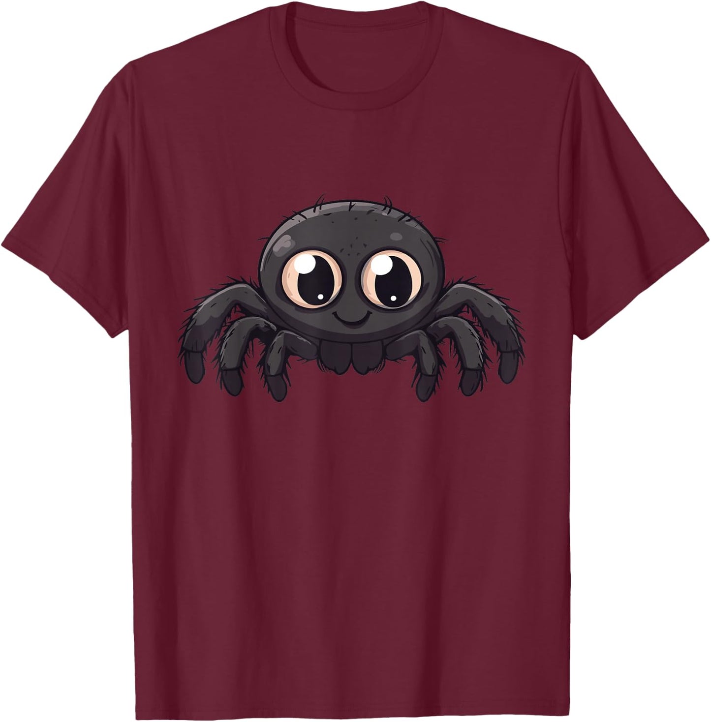 Spinne für Kinder T-Shirt - T-Shirt | Maroon