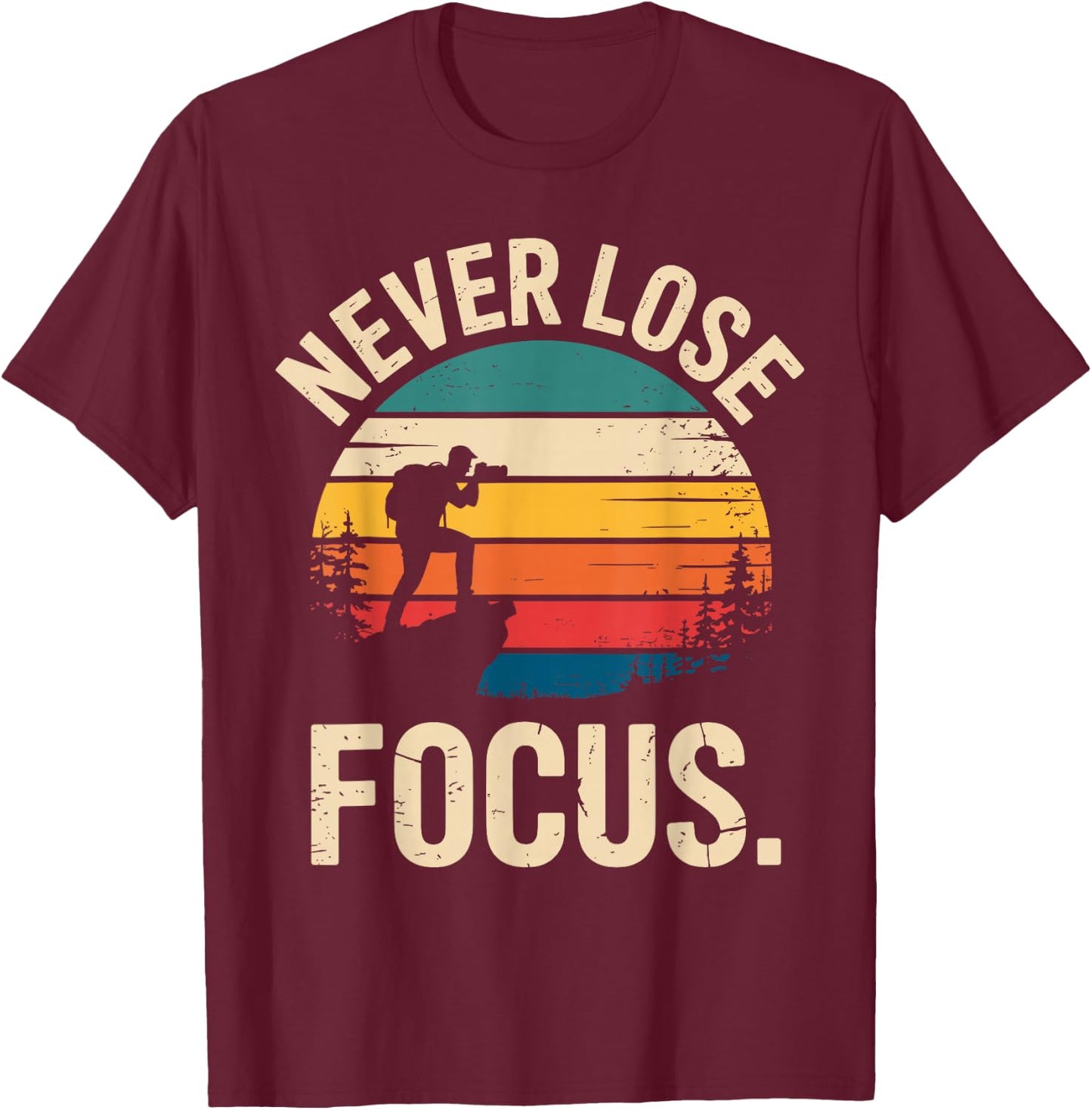 Photographer Art Women Photography Camera Lover T-Shirt - T-Shirt | Maroon