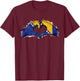 Bosnia Flag Bosnia and Herzegovina Roots T-Shirt - T-Shirt | Maroon