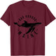 Bar Harbor Maine Souvenir Whale Ocean Nautical T-Shirt - T-Shirt | Maroon