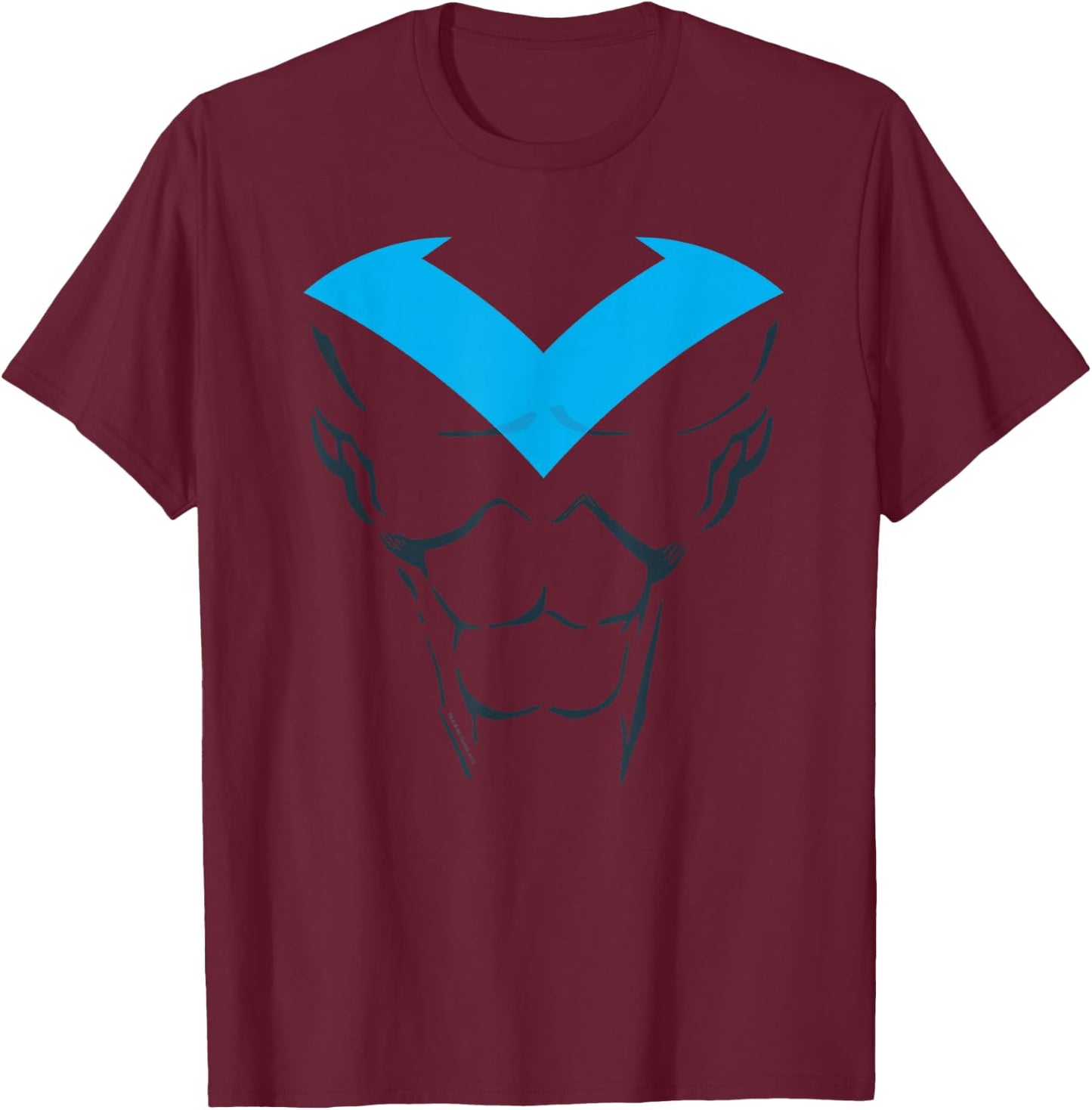 Batman Nightwing Uniform T-Shirt - T-Shirt | Maroon