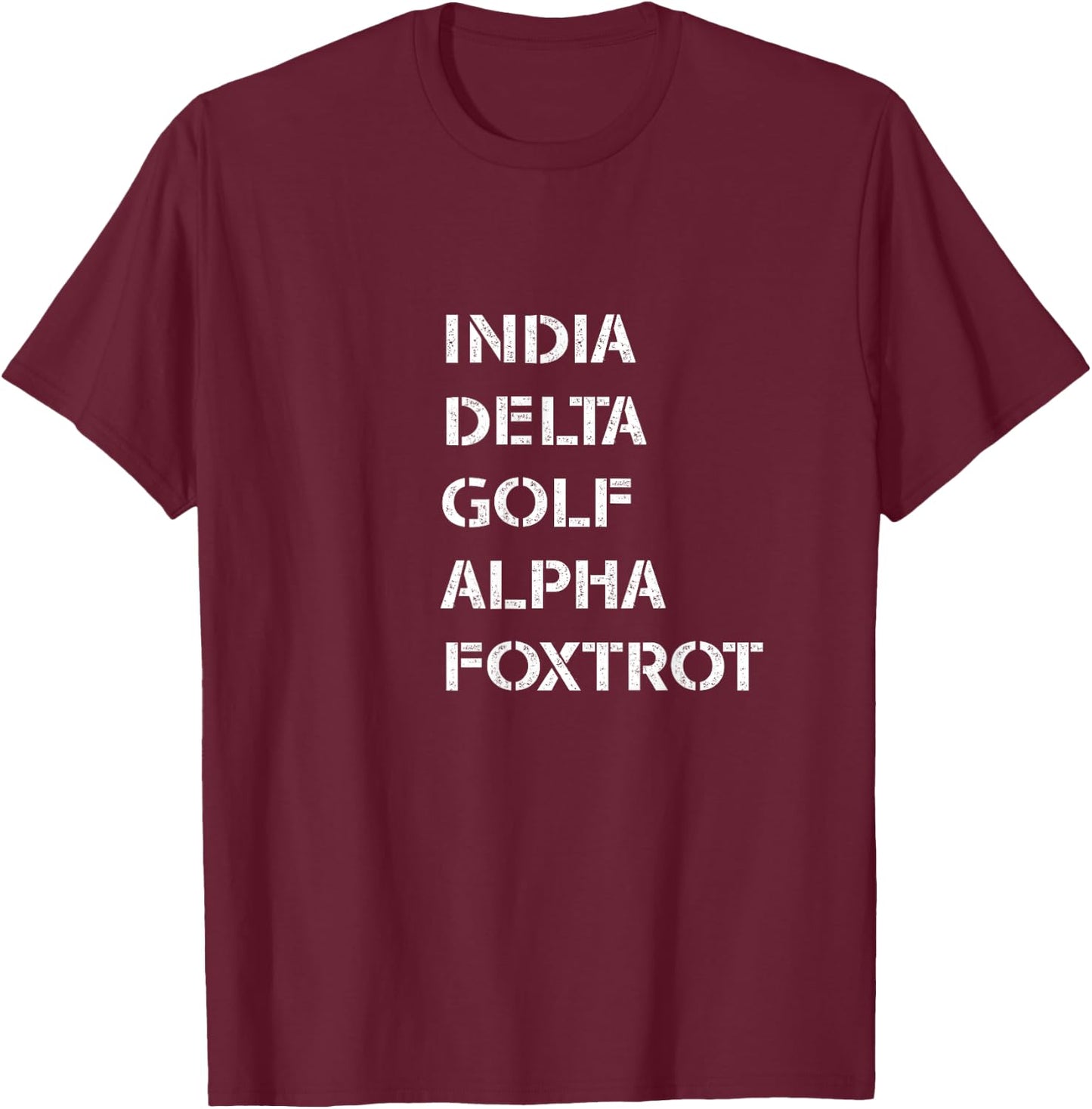 Idgaf T-Shirt - T-Shirt | Maroon