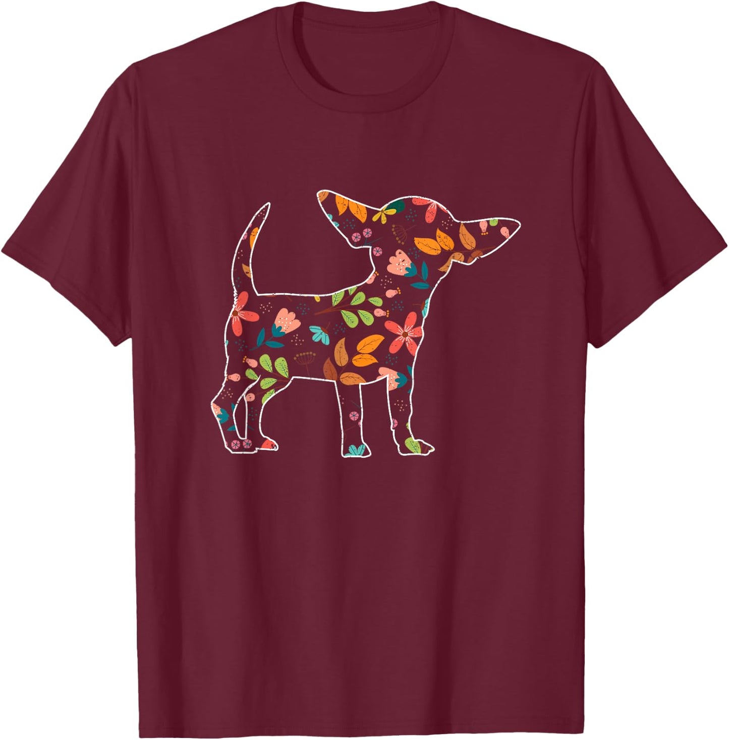 Dog Breed Animal Lover Men Women Gift Cute Pet Chihuahua T-Shirt - T-Shirt | Maroon