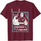 Disney Frozen 2 Sven Kristoff and Olaf Courage Call You T-Shirt - T-Shirt | Maroon