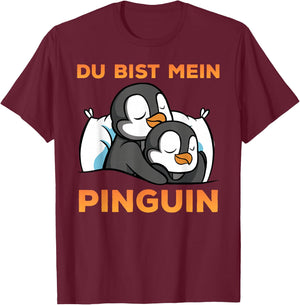 You are my penguin. Penguin | Nightdress , black, s T-Shirt - T-Shirt | Maroon