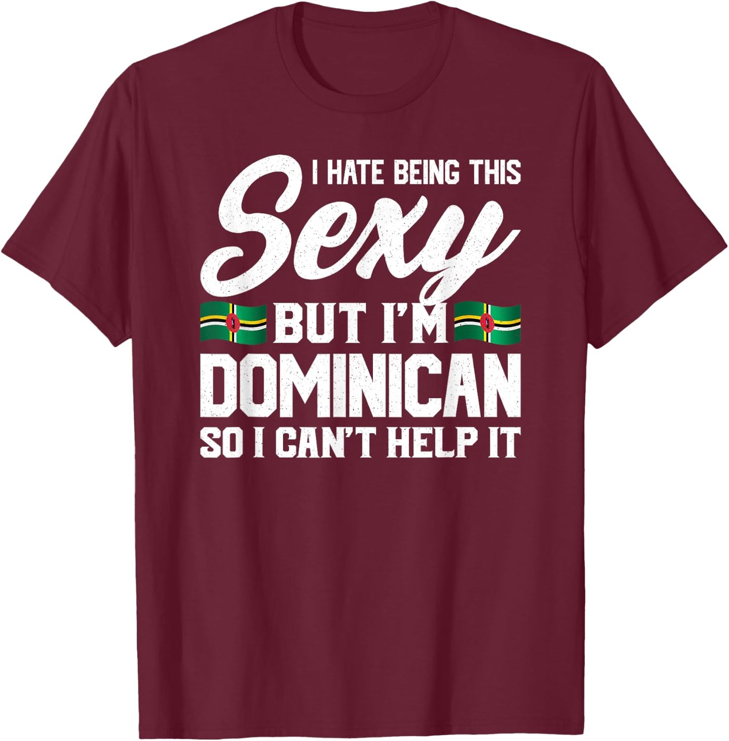 Dominica T-Shirt - T-Shirt | Maroon