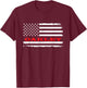 California Flag Oakley USA Patriotic Souvenir , black T-Shirt - T-Shirt | Maroon