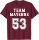 Mayenne Humour Mayennais Team Pays de la Loire Region , Black, S T-Shirt - T-Shirt | Maroon