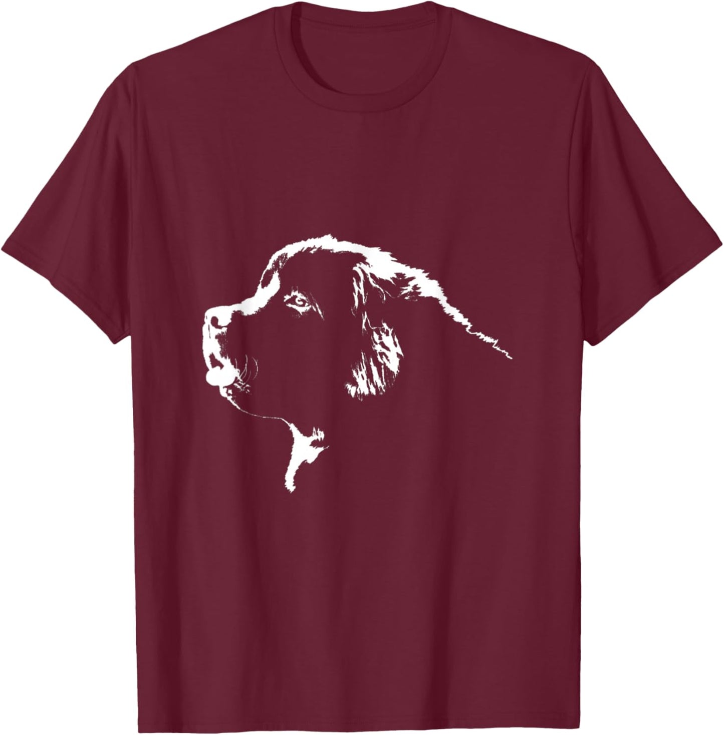 Newfoundland Dog XL Navy T-Shirt - T-Shirt | Maroon