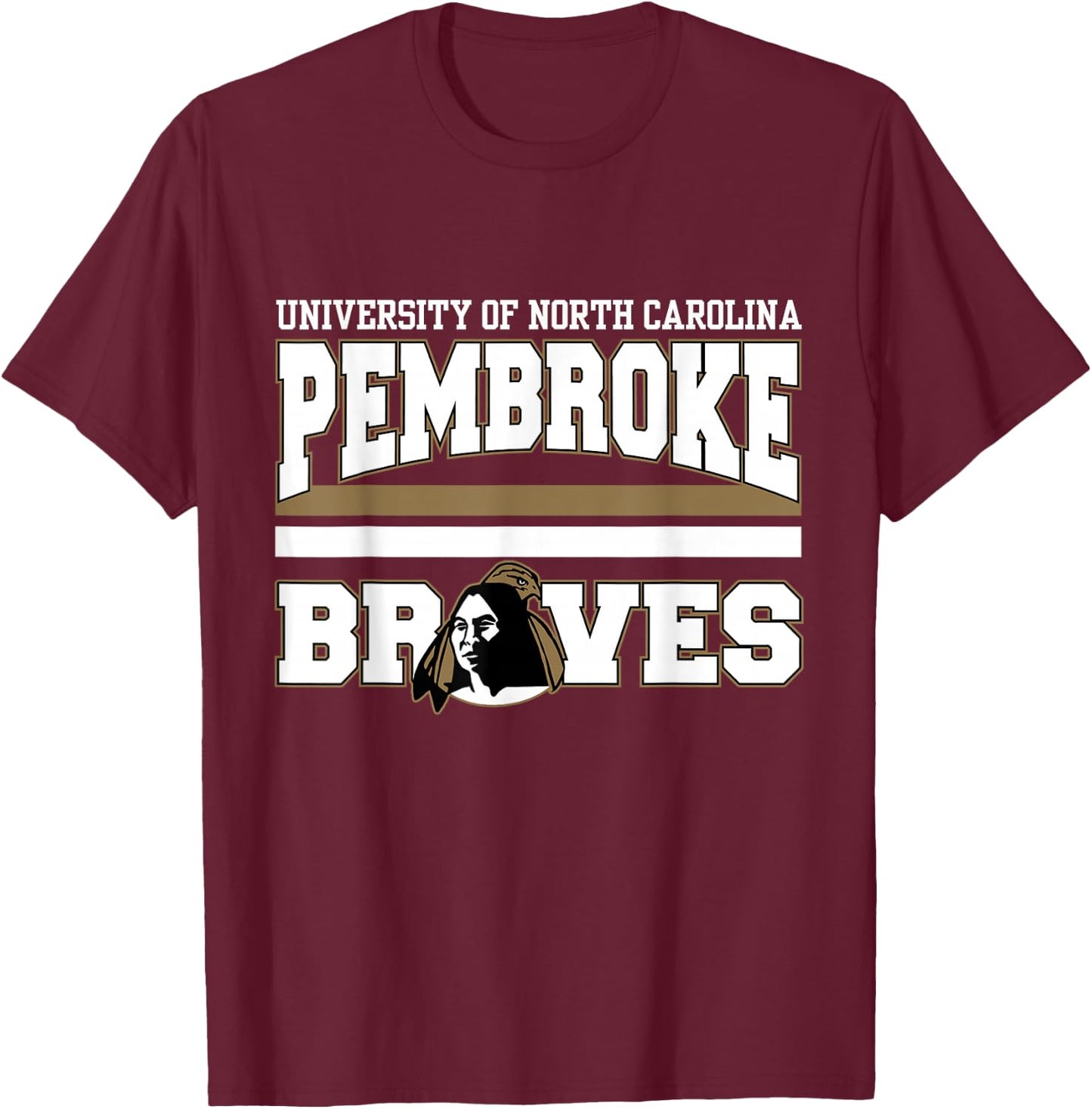 North Carolina at Pembroke | NCAA University | VNPUNCP301 T-Shirt - T-Shirt | Maroon