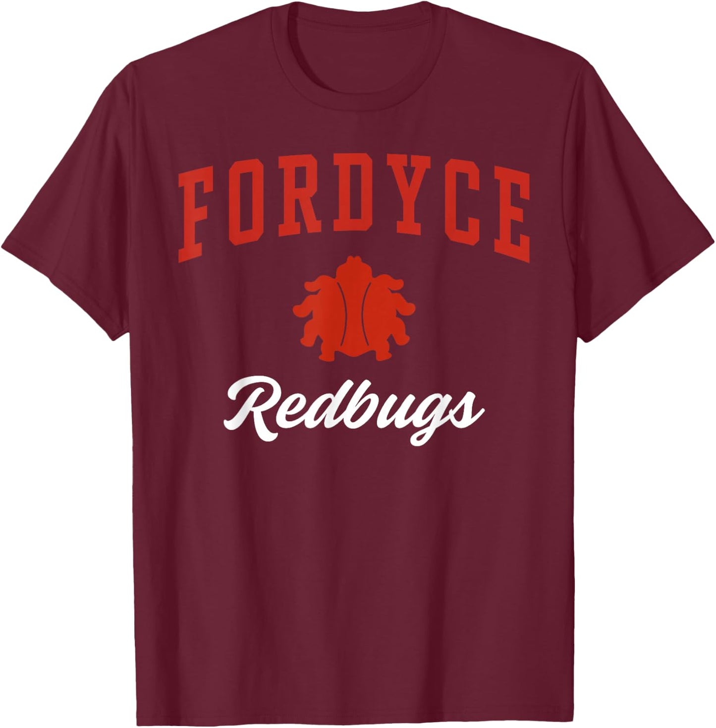 Fordyce High School Redbugs C3 T-Shirt - T-Shirt | Maroon