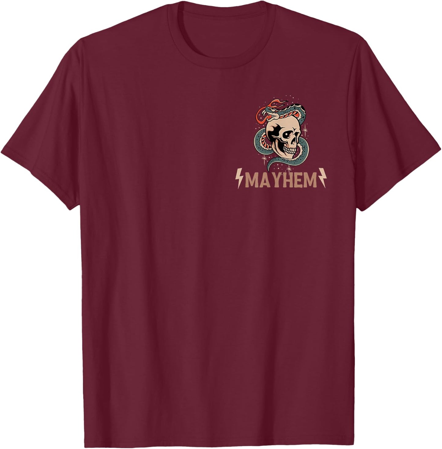 2 Sides T-Shirt - T-Shirt | Maroon