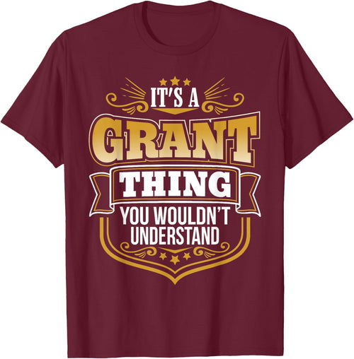 its a Grant thing you wouldnt understand Grant