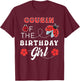 COUSIN of the Birthday Girl Cute Ladybug Lover Matching T-Shirt - T-Shirt | Maroon