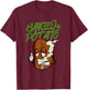 Funny Stoner Baked Potato Marijuana T-Shirt - T-Shirt | Maroon