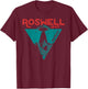 Roswell New Mexico 1947 Ufo Beam Flying Road Vintage T-Shirt - T-Shirt | Maroon