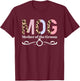 MOG Mother of The Groom Leopard Mama of The Groom T-Shirt - T-Shirt | Maroon