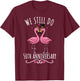 We Still Do Flamingo Couple Wedding 50th Anniversary T-Shirt - T-Shirt | Maroon