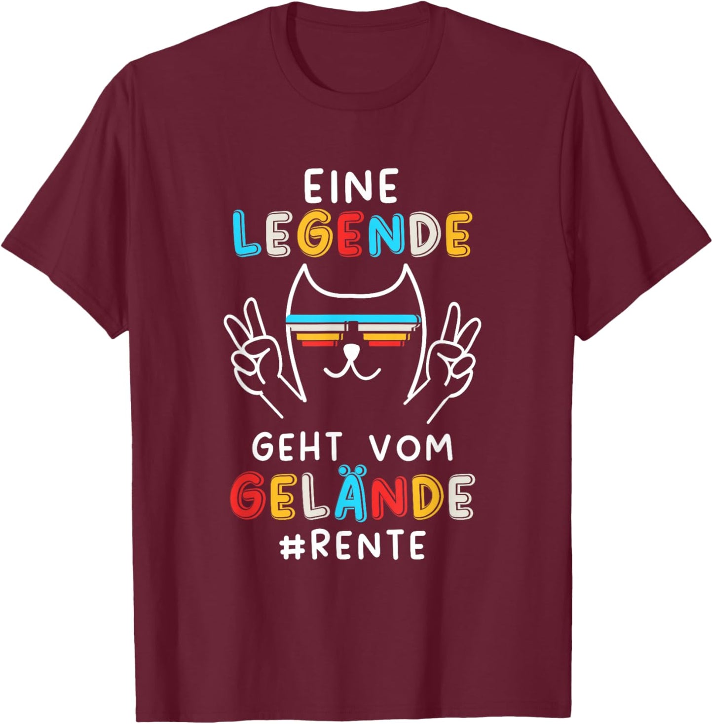 A Legend Goes From Terrain Retirement 2024 , black T-Shirt - T-Shirt | Maroon