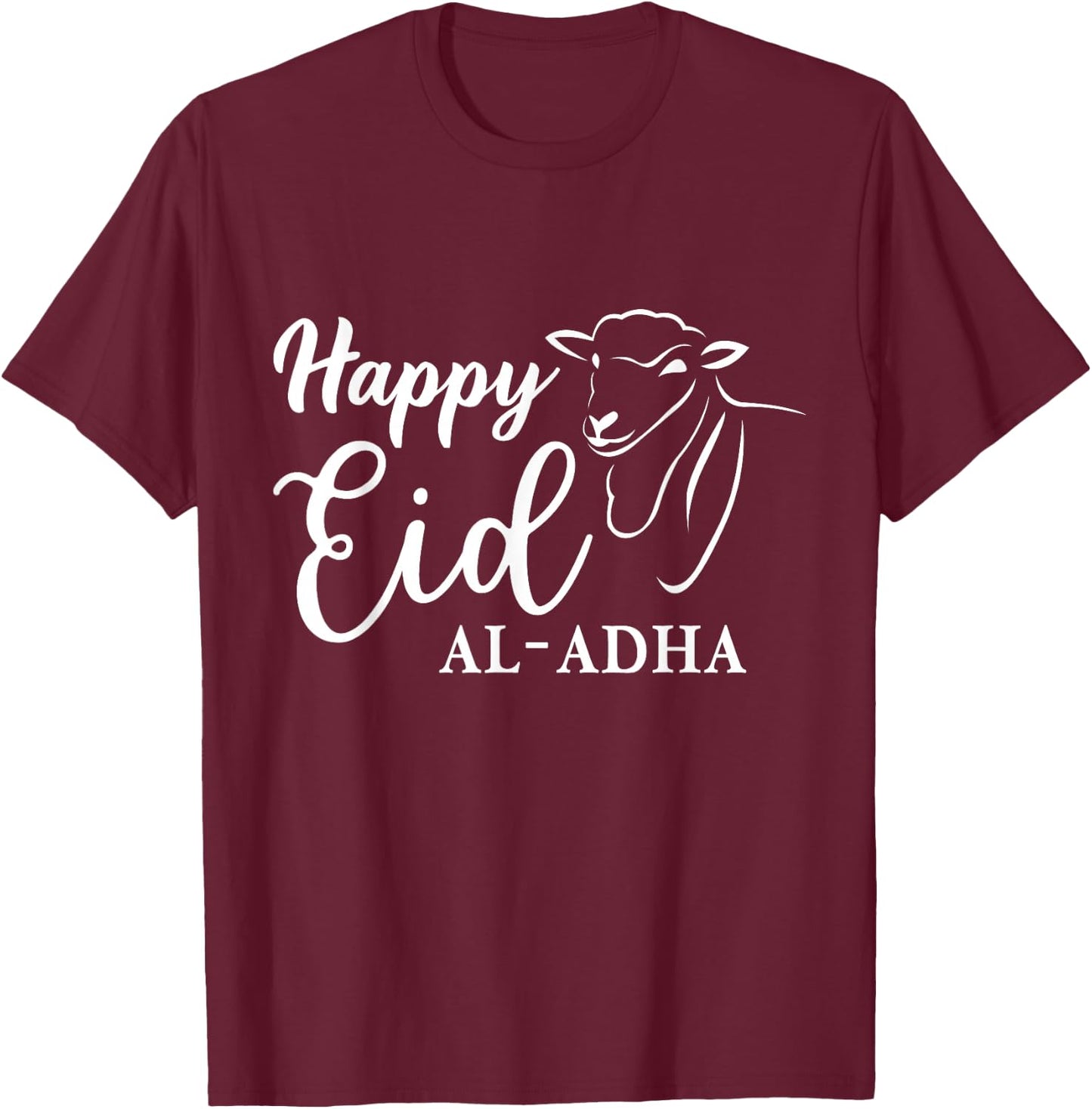 Eid Al-Adha Eid Mubarak Happy Eid Day Muslim eid 2025 kids T-Shirt - T-Shirt | Maroon