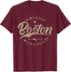 Boston | Massachusetts T-Shirt - T-Shirt | Maroon