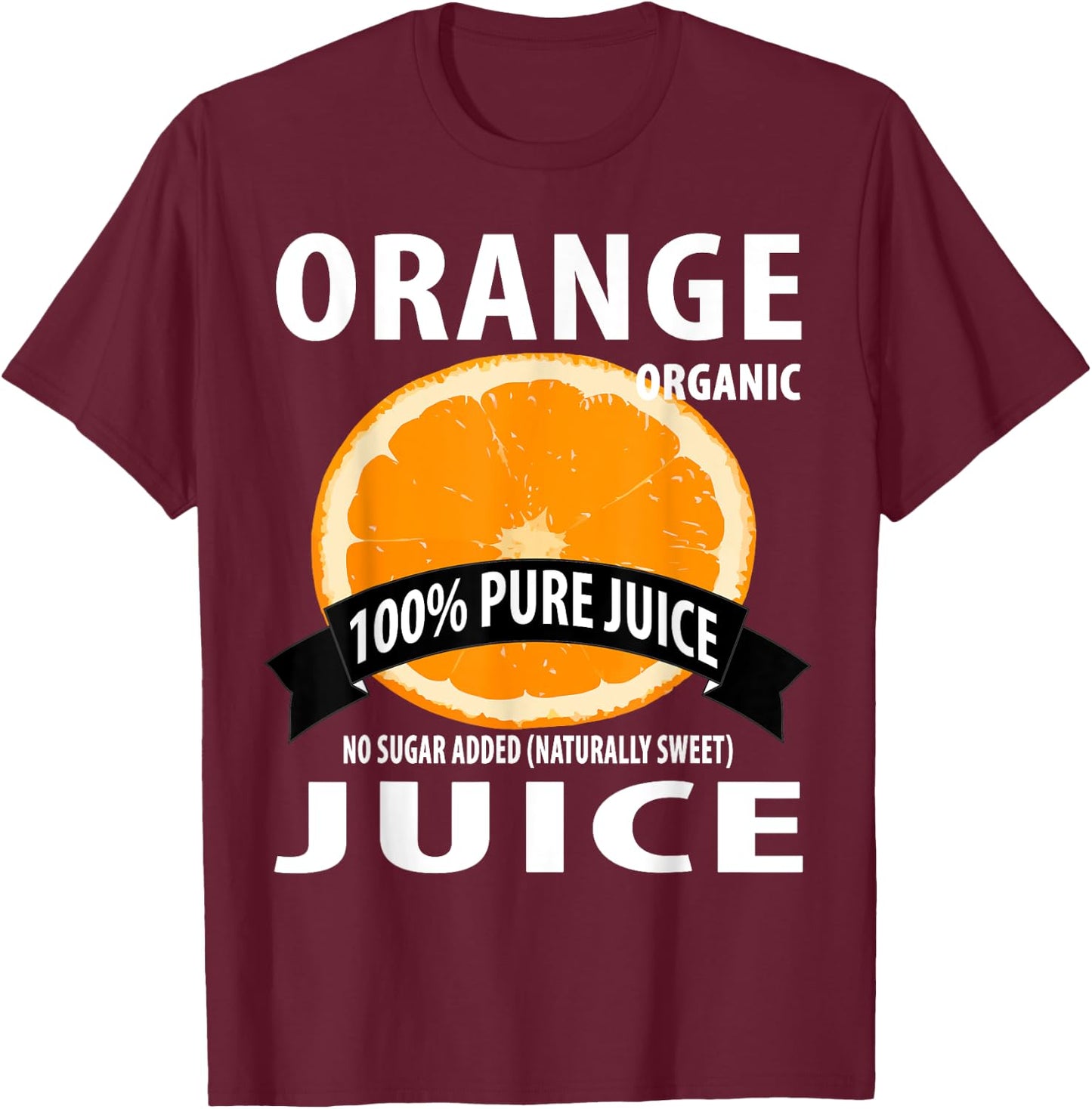 Orange Juice Box: Family Halloween Costumes for 5 people T-Shirt - T-Shirt | Maroon