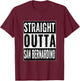 Straight Outta San Bernardino - Straight Out San Bernardino T-Shirt - T-Shirt | Maroon
