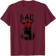 Cute Evil Donkey with Red Bandana Turban Horse T-Shirt - T-Shirt | Maroon