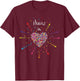 Mainz in the Heart Carnival Fancy Dress Confetti Jeck , black T-Shirt - T-Shirt | Maroon