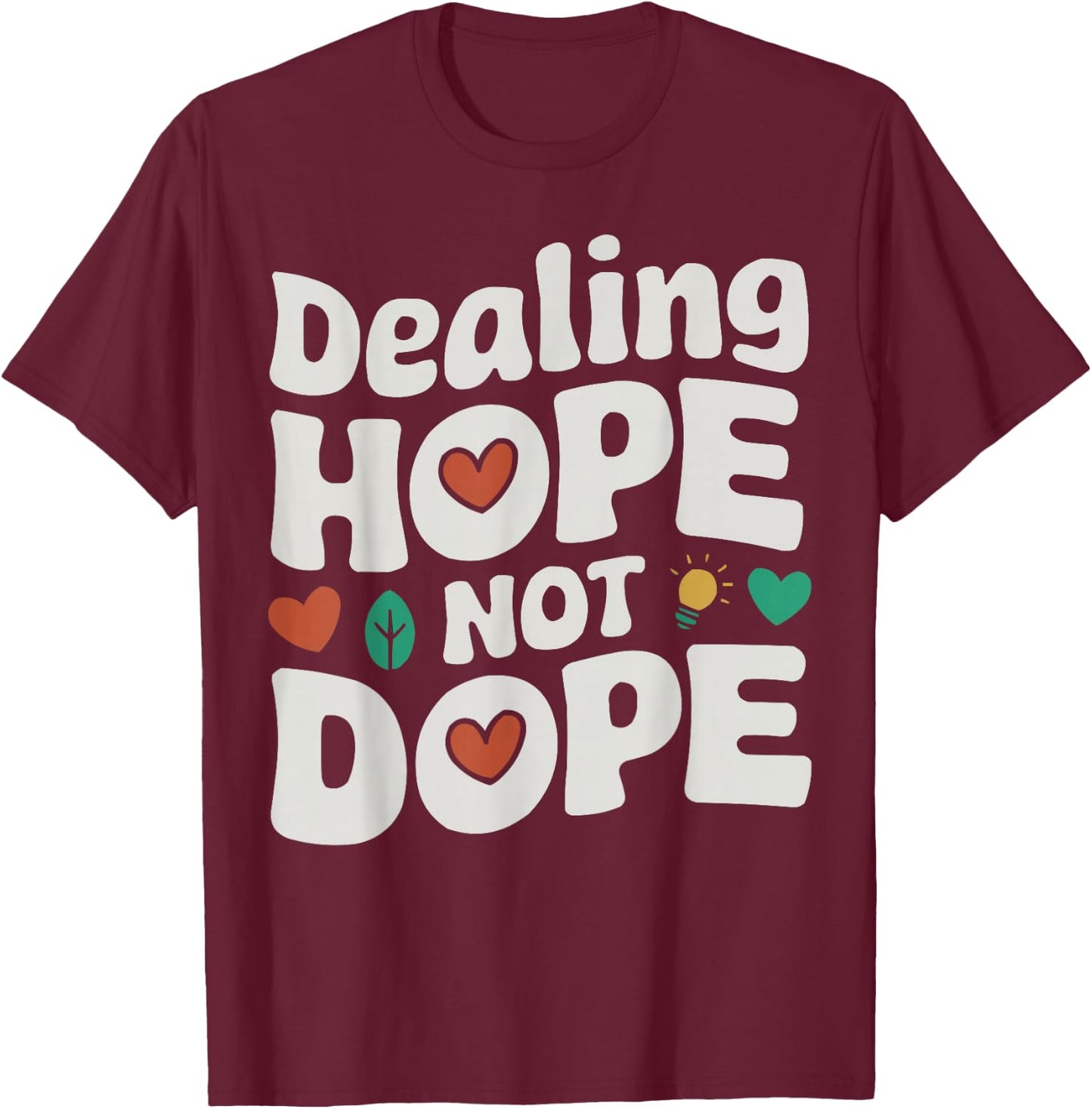 Substance Abuse Counselor Addiction Recovery Job Profession T-Shirt - T-Shirt | Maroon