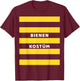 Bee Costume for Carnival and Fancy Dress , black T-Shirt - T-Shirt | Maroon
