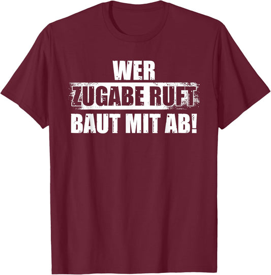Tontechniker Outfit Veranstaltungstechnik Sprüche - Herren Schwarz Klassisch Kurzarm S T-Shirt - T-Shirt | Maroon