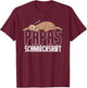 Papas Schnarchshirt | Schlafshirt Pyjama Schlafanzug Vater T-Shirt - T-Shirt | Maroon